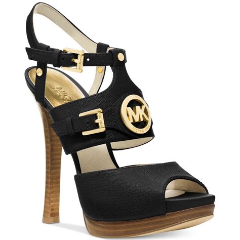 michael kors london sandal black|Michael Kors closed toe sandals.